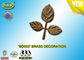 Ref No BD033 Pirinç Yaprağı Mezar Taşı Dekorasyon Bronz Yapraklar Malzeme Bakır Alaşım