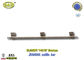 Ref H019 Çinko Alaşım Metal Tabut Kolları zamak Tabut uzun çubuk 1 metre 3 baz