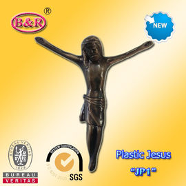 Plastik İsa Haç Ve Haç Modeli &quot;JP1&quot; Boyutu 13 × 15 cm Cenaze Dekorasyonu