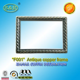 Fotoğraf Çerçevesi Zamak Modeli No. F001 Altın Eski Altın Bronz boyutu 12 * 16.5 cm zamak adı plaka çerçeve