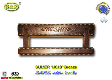 20 * 8.4 cm boyutu Çinko alaşım metal tabut zamak tabut donanım H010 eski bronz pirinç renk kolları
