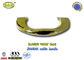 Altın rengi Çinko Metal Tabut Kolları Tabut Donanım H035 zamak tabut kolu boyutu 21 * 7.5 cm