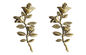 Metal tabut dekorasyon zamak gül çinko alaşım çiçek D013 45 cm * 13 cm Antik bronz